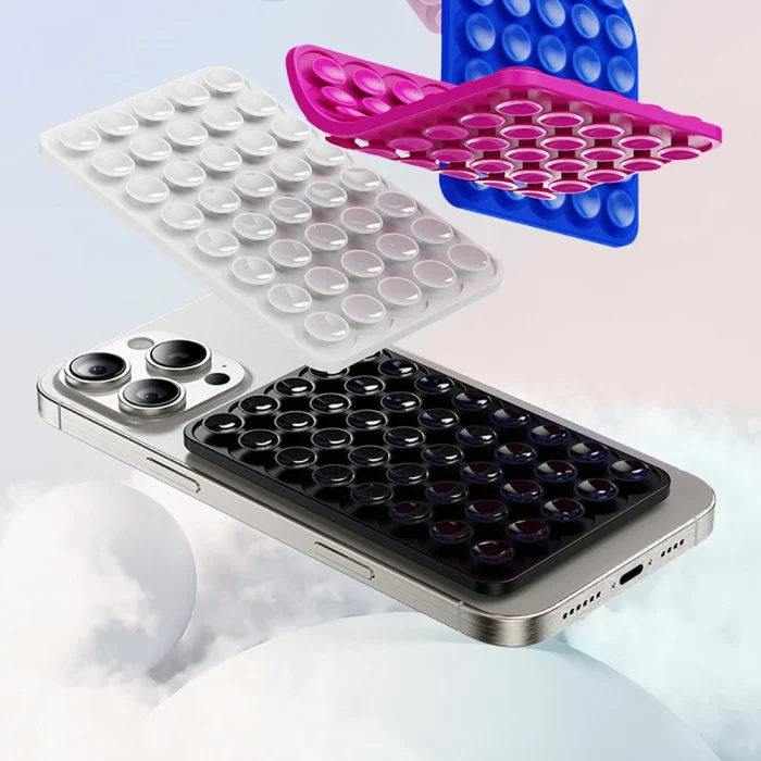 Kare Öpücüklü 01 Silikon Telefon Tutucu