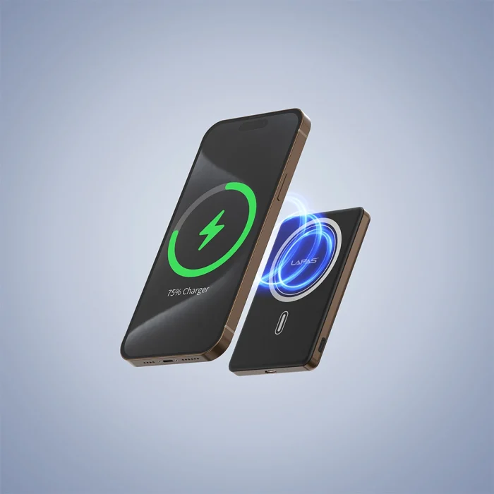 Lapas LP-PW003 Ultra İnce Hızlı Şarj Özellikli Wireless Powerbank 5000mAh 15W