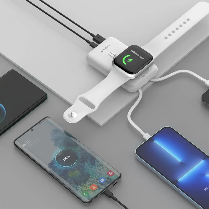 Lapas LP-PW004 Akıllı Saat Kablosuz Şarj Özellikli Wireless Powerbank 10000mAh 15W