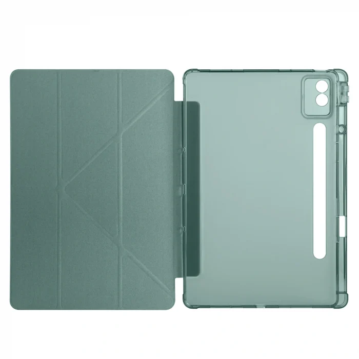 Lenovo Idea Tab Pro 12.7 TB-373FU Kılıf Tri Folding Kalem Bölmeli Standlı Kılıf