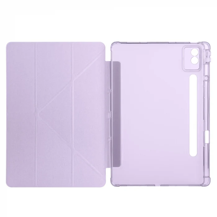 Lenovo Idea Tab Pro 12.7 TB-373FU Kılıf Tri Folding Kalem Bölmeli Standlı Kılıf