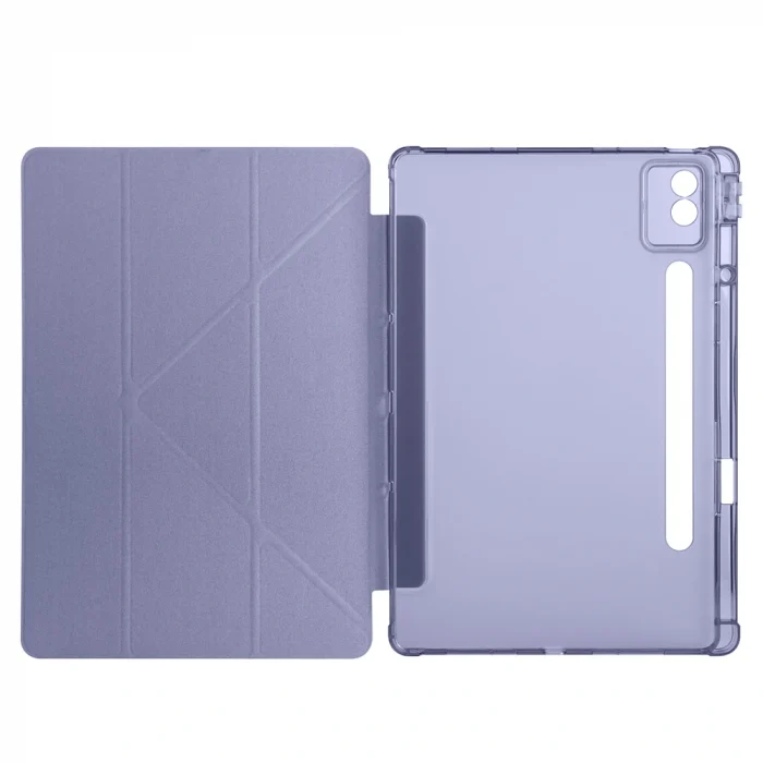 Lenovo Idea Tab Pro 12.7 TB-373FU Kılıf Tri Folding Kalem Bölmeli Standlı Kılıf
