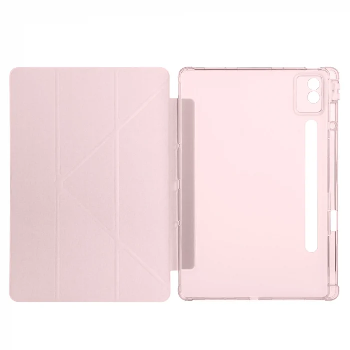 Lenovo Idea Tab Pro 12.7 TB-373FU Kılıf Tri Folding Kalem Bölmeli Standlı Kılıf