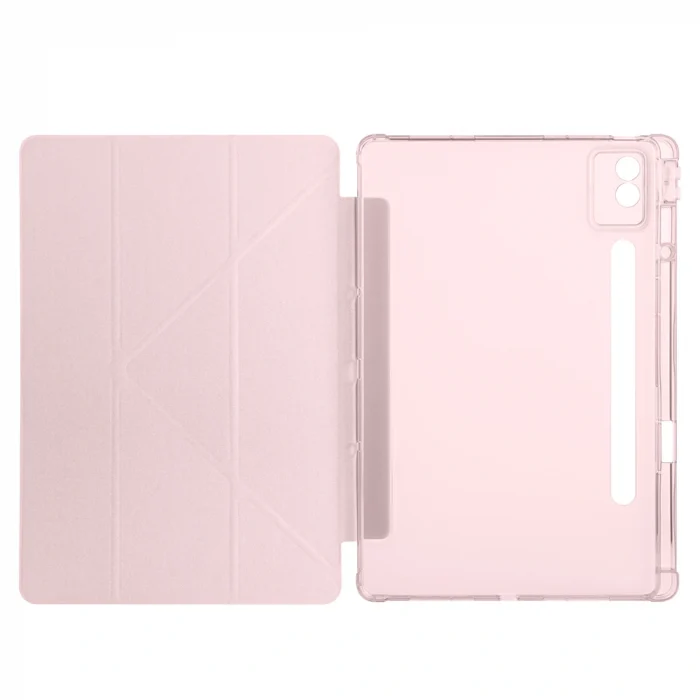 Lenovo Idea Tab Pro 12.7 TB-373FU Kılıf Tri Folding Kalem Bölmeli Standlı Kılıf