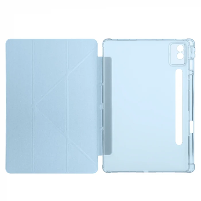 Lenovo Idea Tab Pro 12.7 TB-373FU Kılıf Tri Folding Kalem Bölmeli Standlı Kılıf