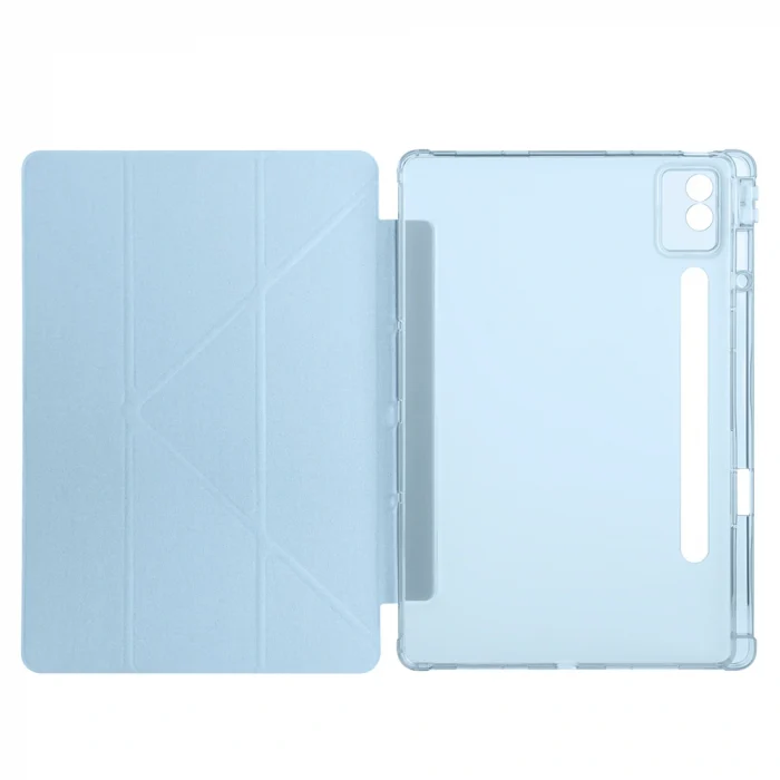 Lenovo Idea Tab Pro 12.7 TB-373FU Kılıf Tri Folding Kalem Bölmeli Standlı Kılıf