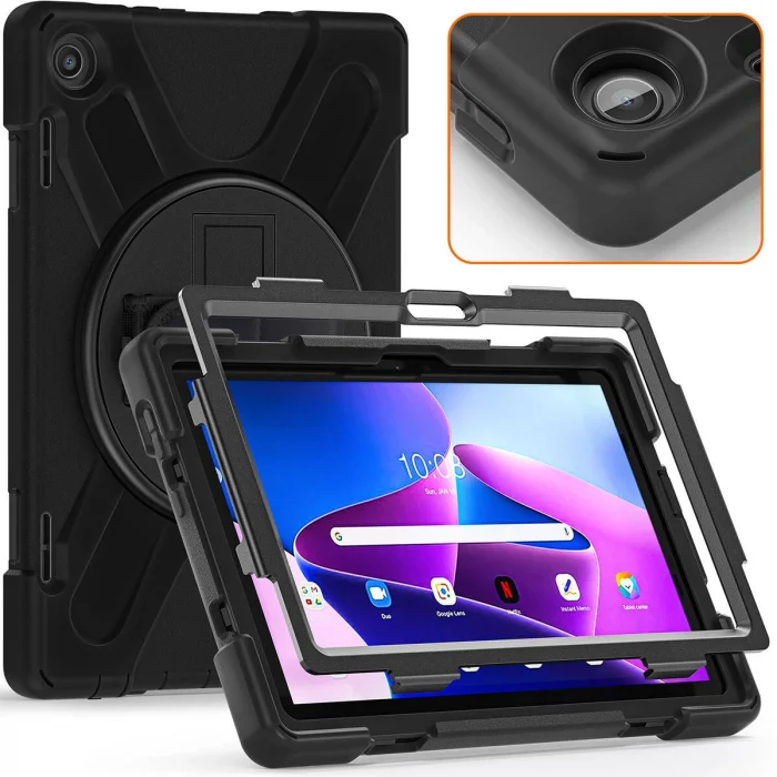 Lenovo Tab M10 TB-328F 3. Jenerasyon Defender Tablet Silikon
