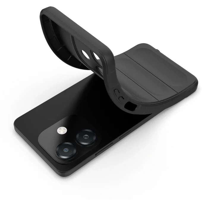 Oppo A3 Kılıf Esnek TPU Oyuklu Arka Yüzey Tasarımlı Etnik Silikon Kapak