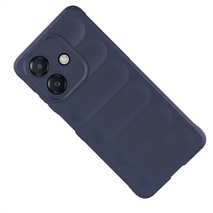 Oppo A3 Kılıf Esnek TPU Oyuklu Arka Yüzey Tasarımlı Etnik Silikon Kapak