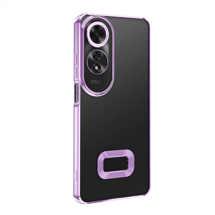 Oppo A60 Kılıf Kamera Korumalı Logo Gösteren Omega Kapak