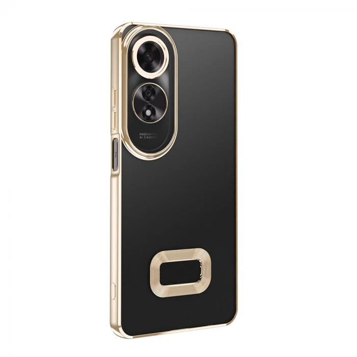 Oppo A60 Kılıf Kamera Korumalı Logo Gösteren Omega Kapak