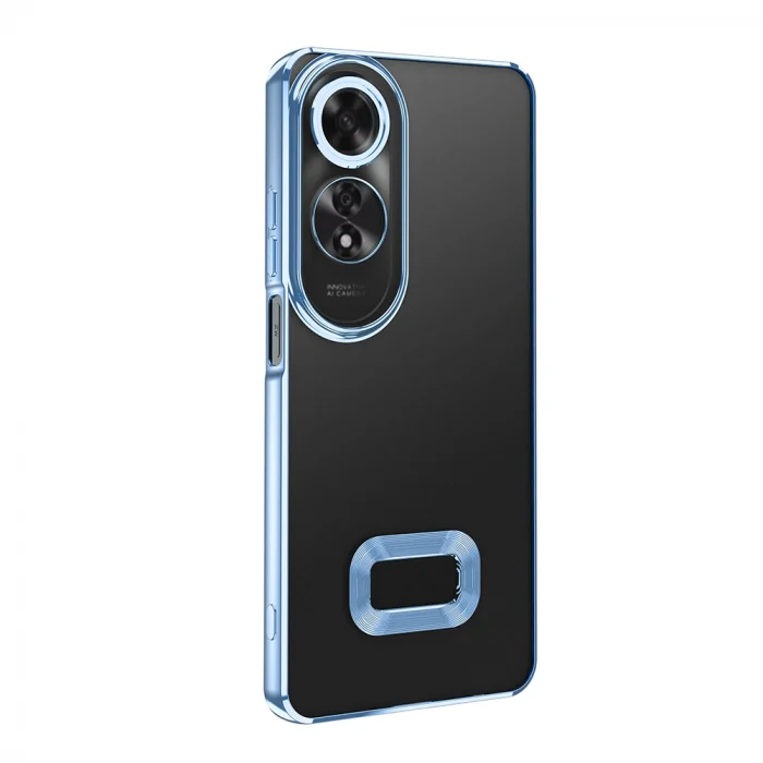 Oppo A60 Kılıf Kamera Korumalı Logo Gösteren Omega Kapak