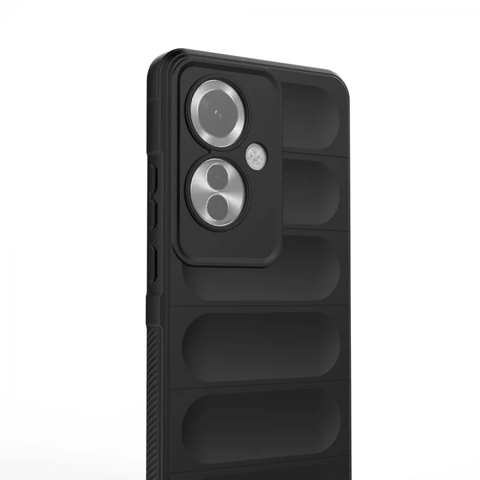 Oppo Reno 11F 5G Kılıf Esnek TPU Oyuklu Arka Yüzey Tasarımlı Etnik Silikon Kapak