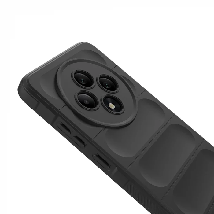 Oppo Reno 11FS Kılıf Esnek TPU Oyuklu Arka Yüzey Tasarımlı Etnik Silikon Kapak