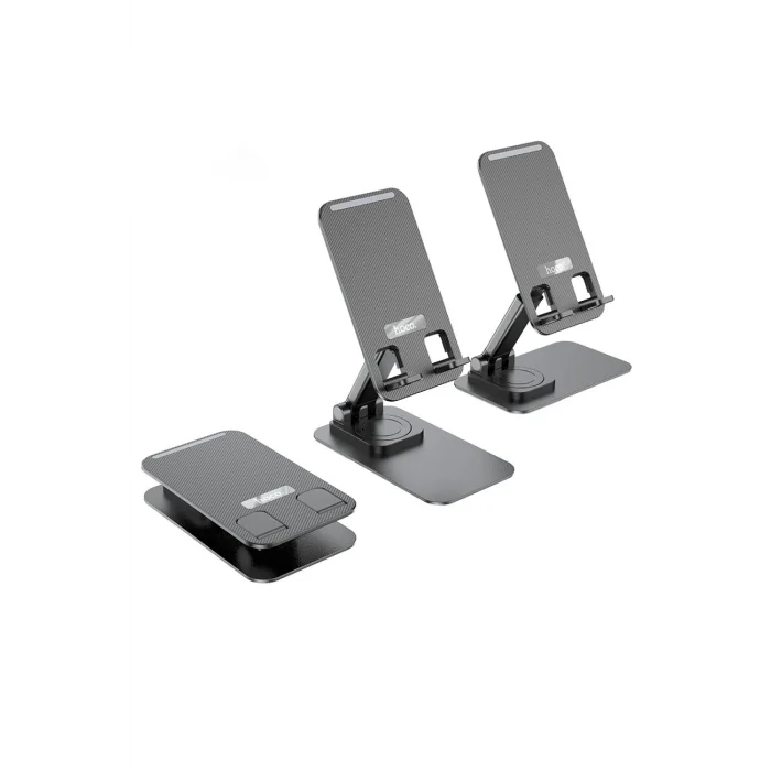 Ayarlanabilir Katlanabilir Masaüstü Telefon Tablet Tutucu - Siyah