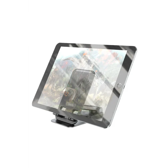 Ayarlanabilir Katlanabilir Masaüstü Telefon Tablet Tutucu - Siyah