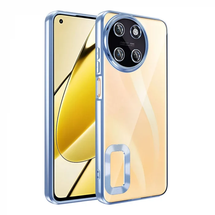 Realme 11 4G Kılıf Kamera Korumalı Logo Gösteren Omega Kapak