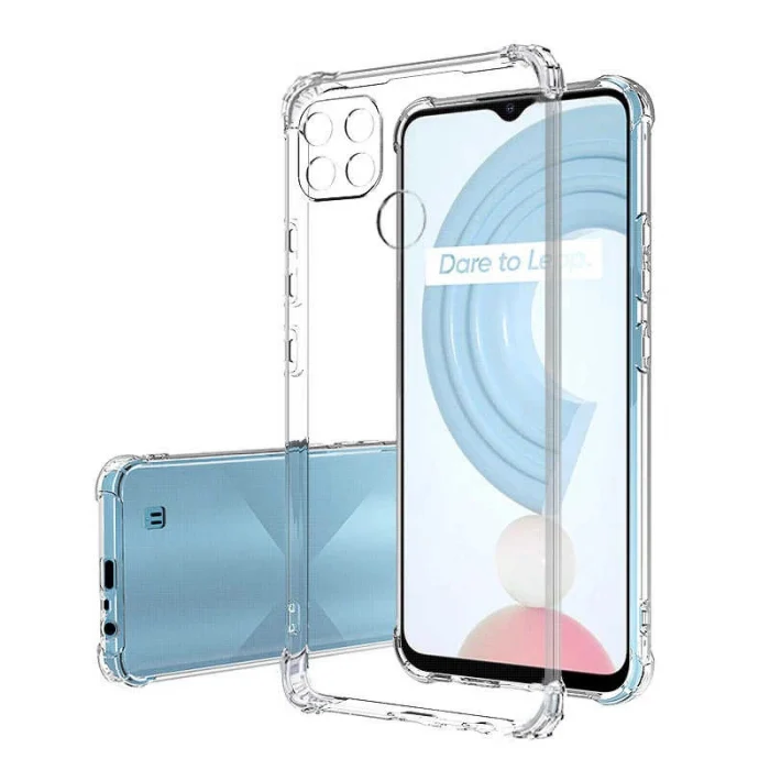 Realme C25Y Kılıf  2mm Anti Shock Silikon