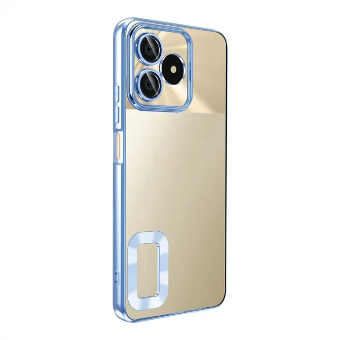 Realme Note 50 Kılıf Kamera Korumalı Logo Gösteren Omega Kapak