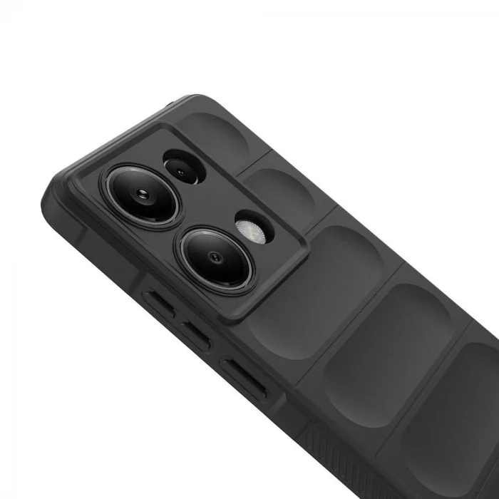 Redmi Note 13 Pro 4G Kılıf Esnek TPU Oyuklu Arka Yüzey Tasarımlı Etnik Silikon Kapak