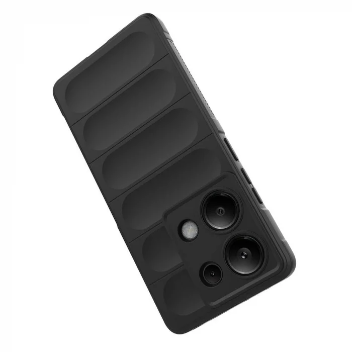 Redmi Note 13 Pro 4G Kılıf Esnek TPU Oyuklu Arka Yüzey Tasarımlı Etnik Silikon Kapak