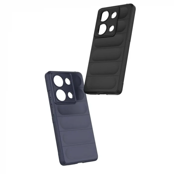 Redmi Note 13 Pro 4G Kılıf Esnek TPU Oyuklu Arka Yüzey Tasarımlı Etnik Silikon Kapak