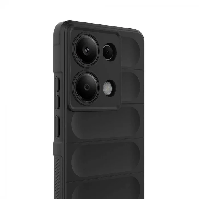 Redmi Note 13 Pro 4G Kılıf Esnek TPU Oyuklu Arka Yüzey Tasarımlı Etnik Silikon Kapak