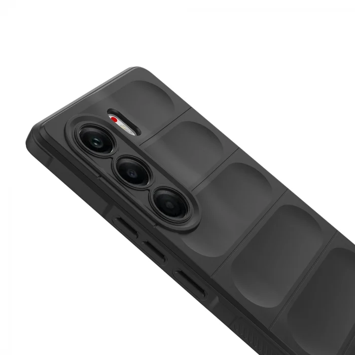 Tecno Camon 40 Pro Kılıf Esnek TPU Oyuklu Arka Yüzey Tasarımlı Etnik Silikon Kapak