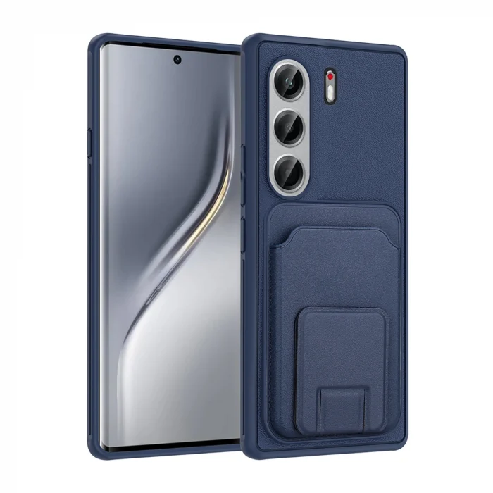 Tecno Camon 40 Pro Kılıf Kartlıklı TPU Bikart Kapak