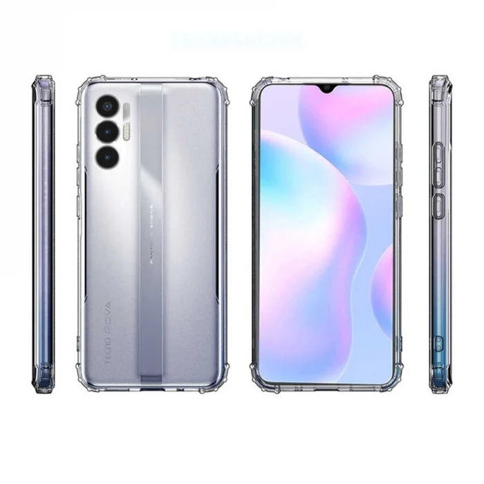 Tecno Pova 3 Kılıf  2mm Anti Shock Silikon