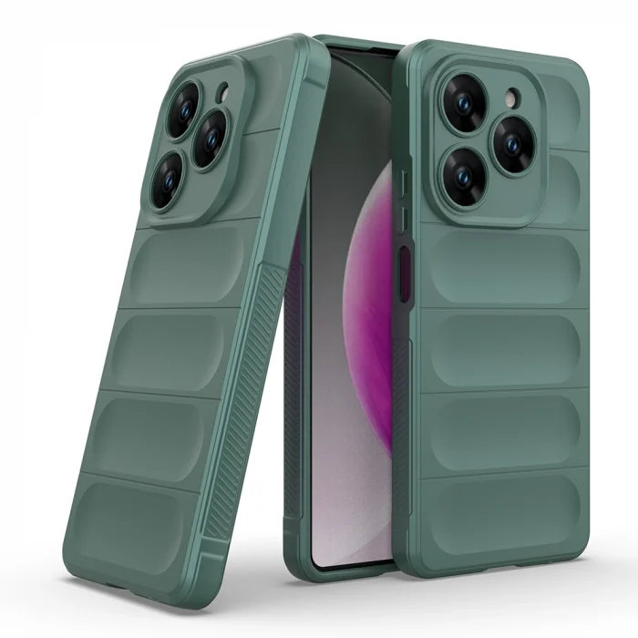 Tecno Spark 20 Pro 4G Kılıf Esnek TPU Oyuklu Arka Yüzey Tasarımlı Etnik Silikon Kapak