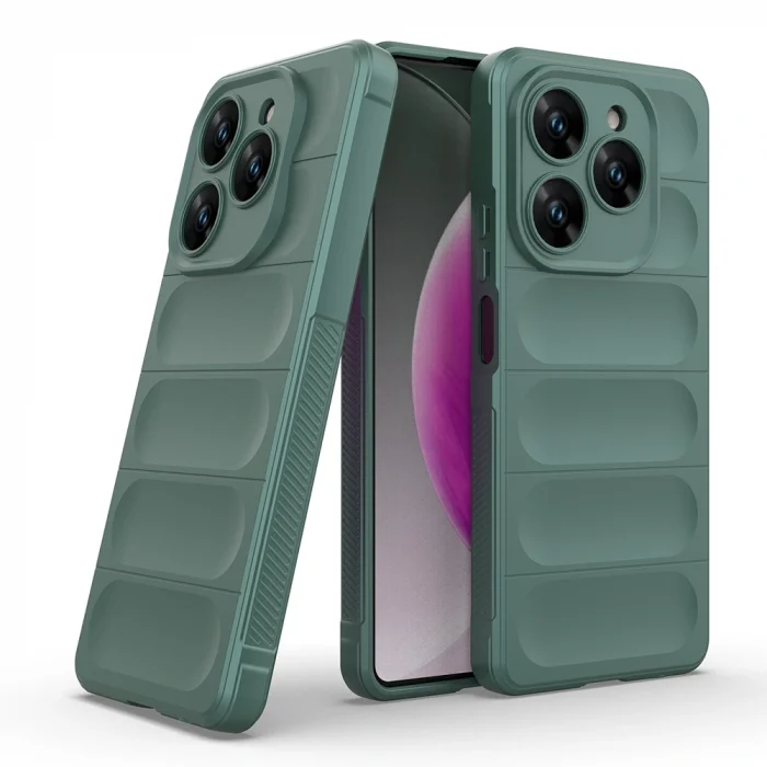 Tecno Spark 20 Pro 4G Kılıf Esnek TPU Oyuklu Arka Yüzey Tasarımlı Etnik Silikon Kapak