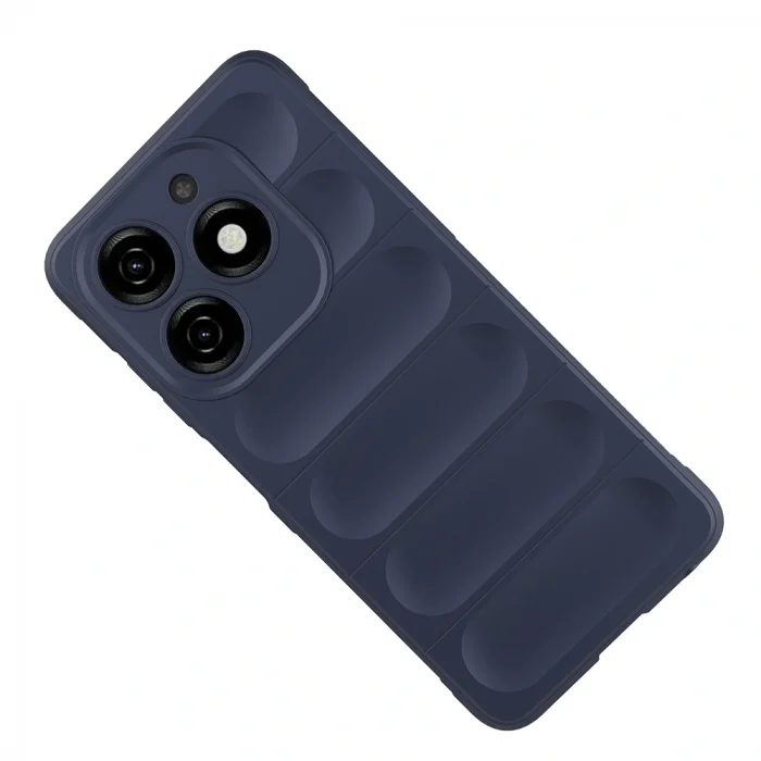 Tecno Spark 20C Kılıf Esnek TPU Oyuklu Arka Yüzey Tasarımlı Etnik Silikon Kapak