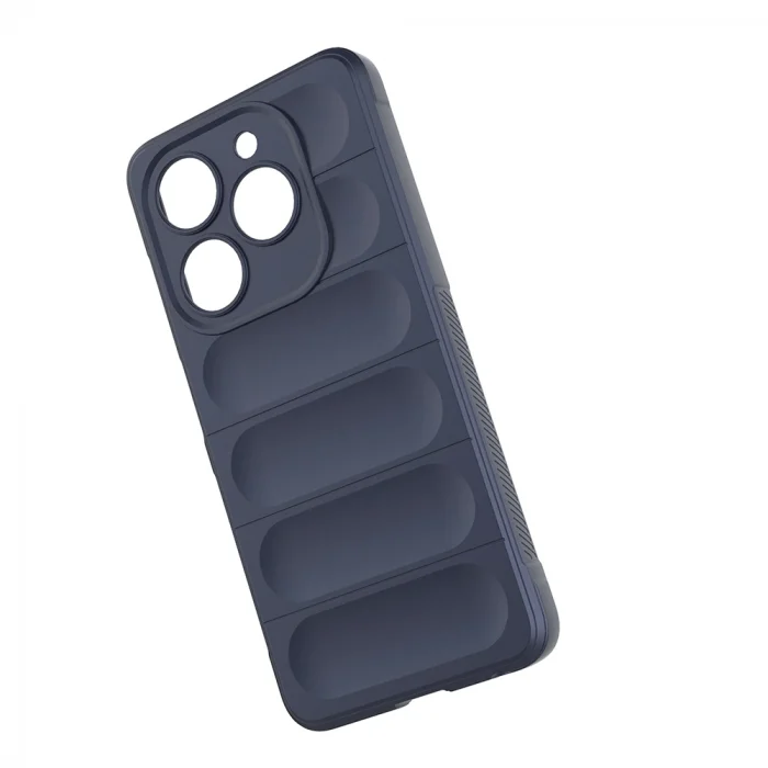 Tecno Spark 20C Kılıf Esnek TPU Oyuklu Arka Yüzey Tasarımlı Etnik Silikon Kapak