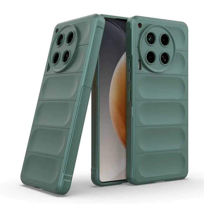 Tecno Spark 30 4G Kılıf Esnek TPU Oyuklu Arka Yüzey Tasarımlı Etnik Silikon Kapak