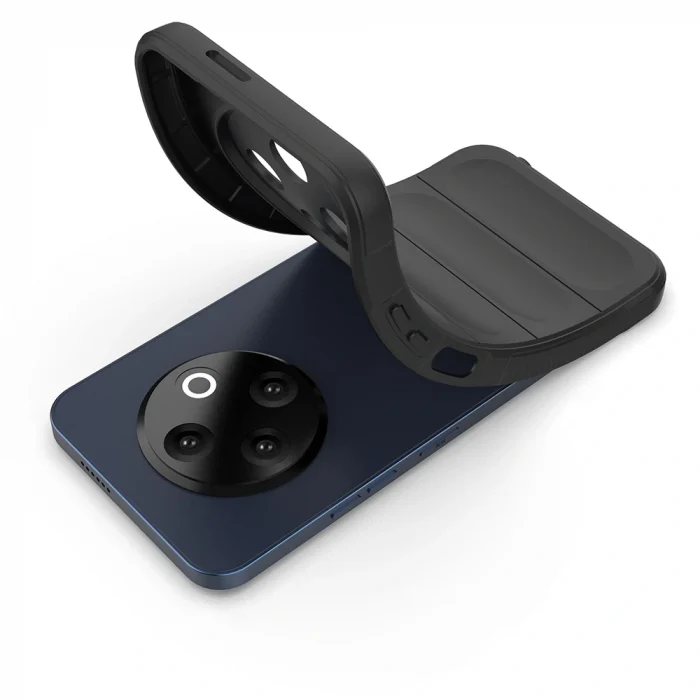 Tecno Spark 30C 4G Kılıf Esnek TPU Oyuklu Arka Yüzey Tasarımlı Etnik Silikon Kapak