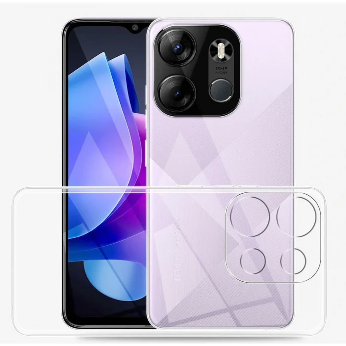 Tecno Spark Go 2023 Kılıf Süper Silikon Kapak