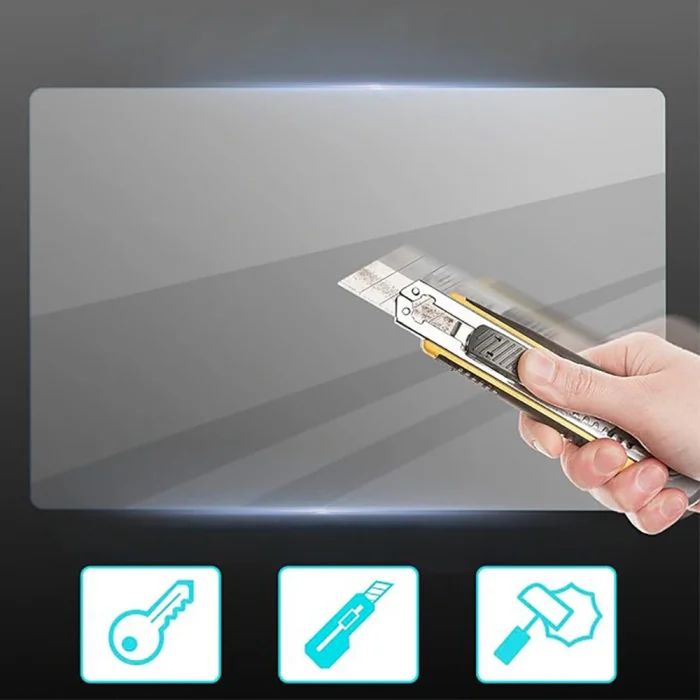 Tesla Yeni Model Y 2in1 Araç Multimedya Ekran Koruyucu Uygulama Aparatlı Premium Mat Temperli Cam Ekran Koruyucu