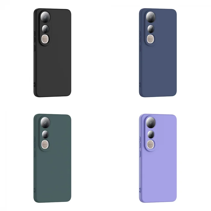 Vivo V50 Lite 4G Kılıf İçi Kadife terleme yapmaz leke tutmaz Lansman Kapak