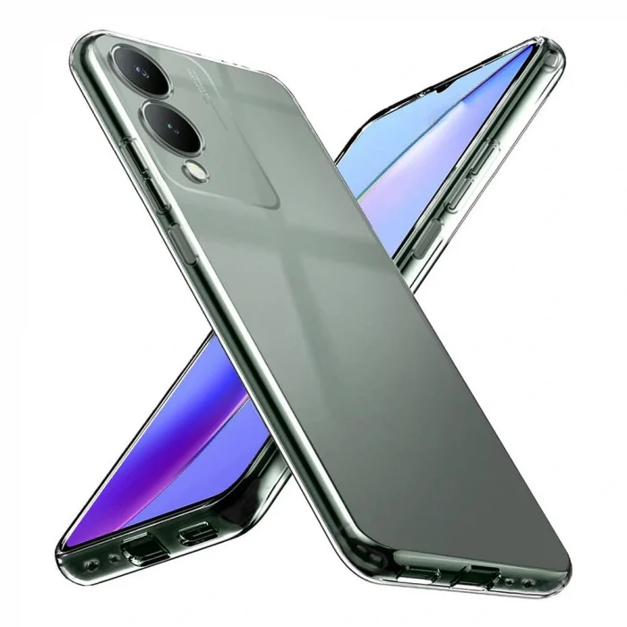 Vivo Y17S Kılıf Süper Silikon Kapak