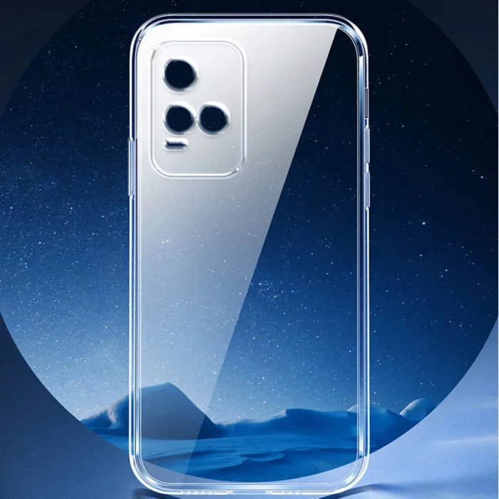 Vivo Y21S Kılıf Süper Silikon Kapak