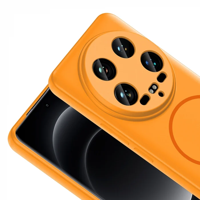 Xiaomi 14 Ultra Kılıf M-safe Şarj Özellikli Meta Kapak