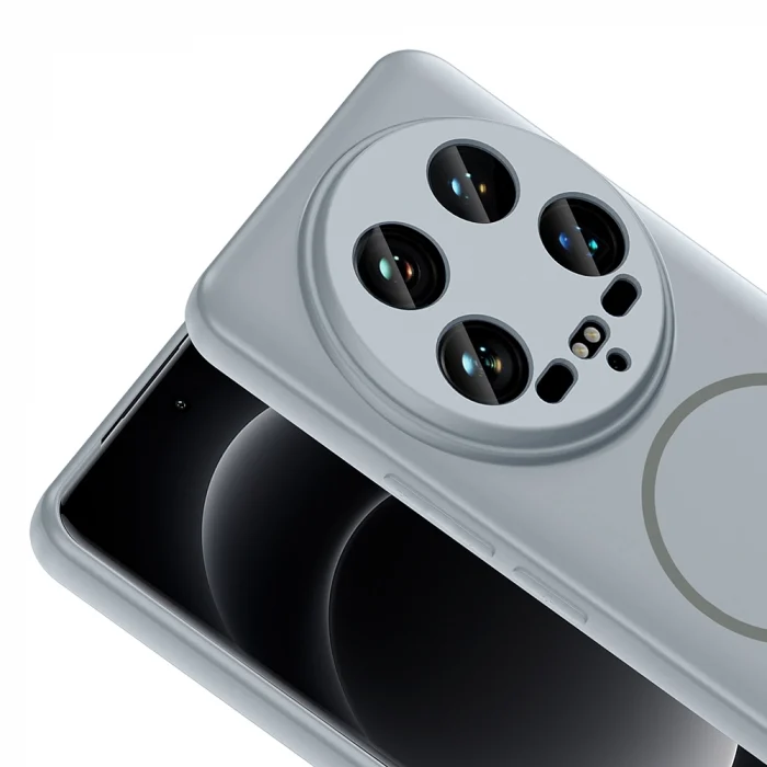 Xiaomi 14 Ultra Kılıf M-safe Şarj Özellikli Meta Kapak