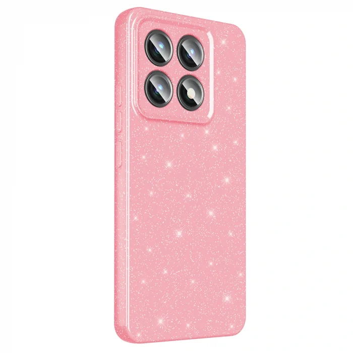 Xiaomi 14T Kılıf Kamera Korumalı Simli Lüks Koton Kapak