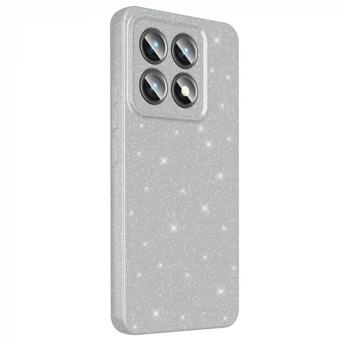 Xiaomi 14T Kılıf Kamera Korumalı Simli Lüks Koton Kapak