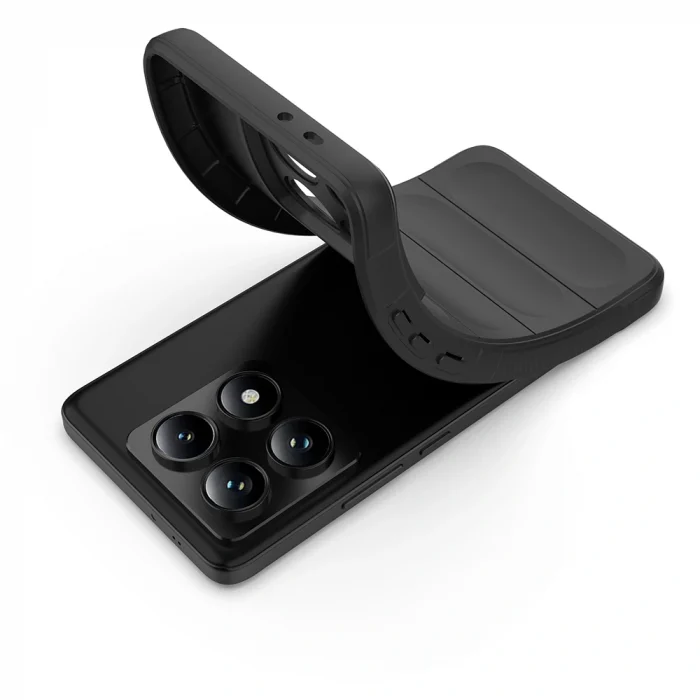 Xiaomi 14T Pro Kılıf Esnek TPU Oyuklu Arka Yüzey Tasarımlı Etnik Silikon Kapak