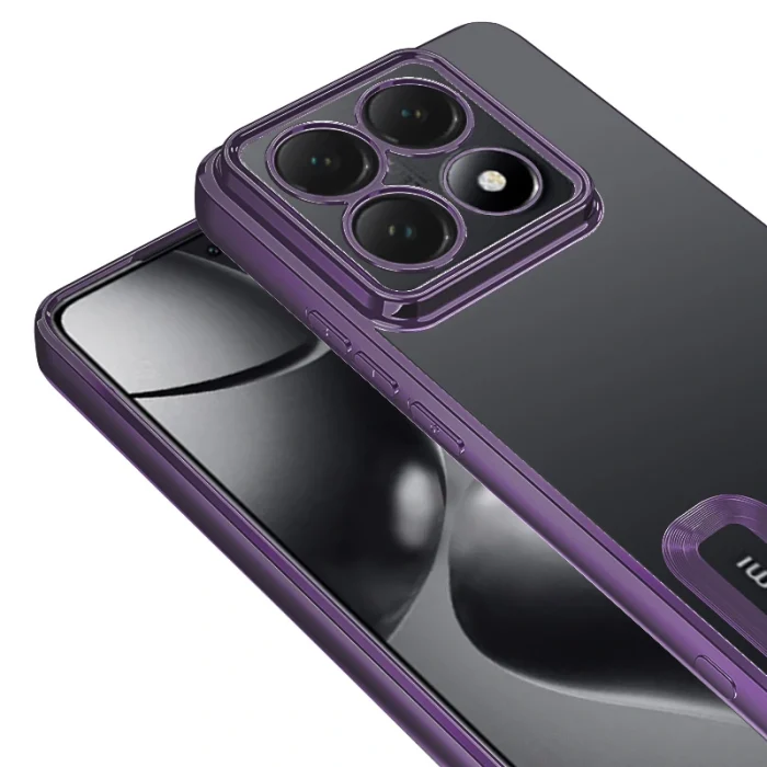 Xiaomi 14T Pro Kılıf Kamera Korumalı Logo Gösteren Omega Kapak