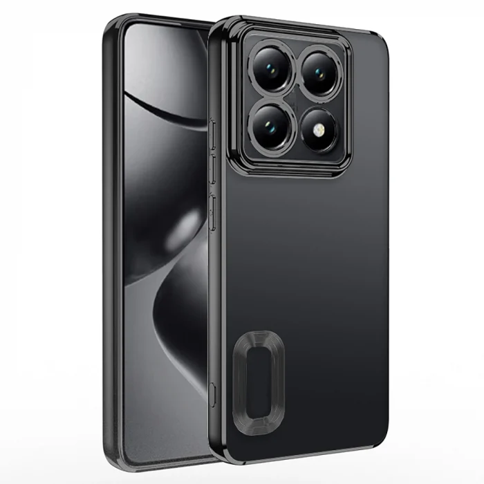 Xiaomi 14T Pro Kılıf Kamera Korumalı Logo Gösteren Omega Kapak