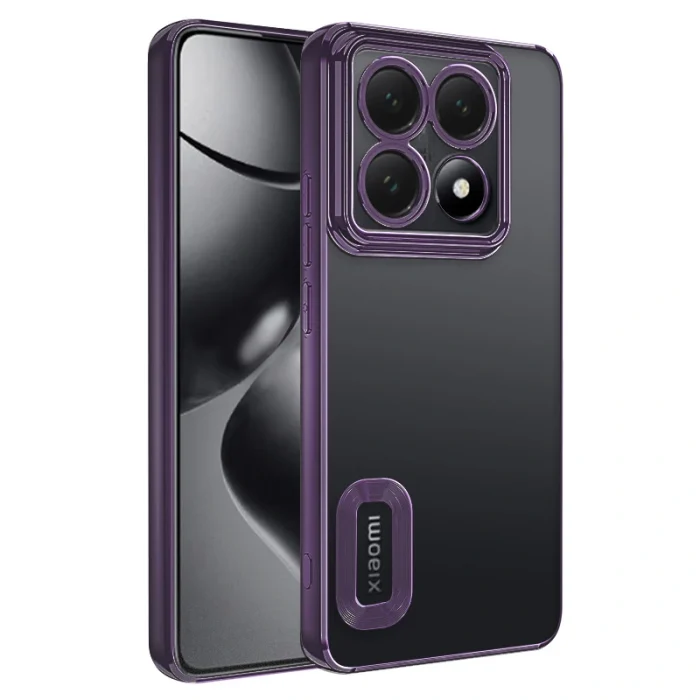 Xiaomi 14T Pro Kılıf Kamera Korumalı Logo Gösteren Omega Kapak