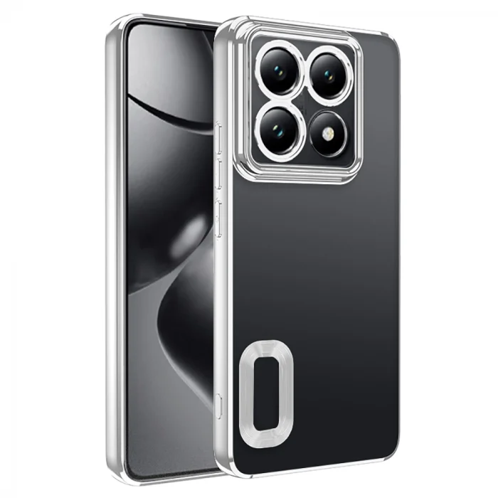 Xiaomi 14T Pro Kılıf Kamera Korumalı Logo Gösteren Omega Kapak